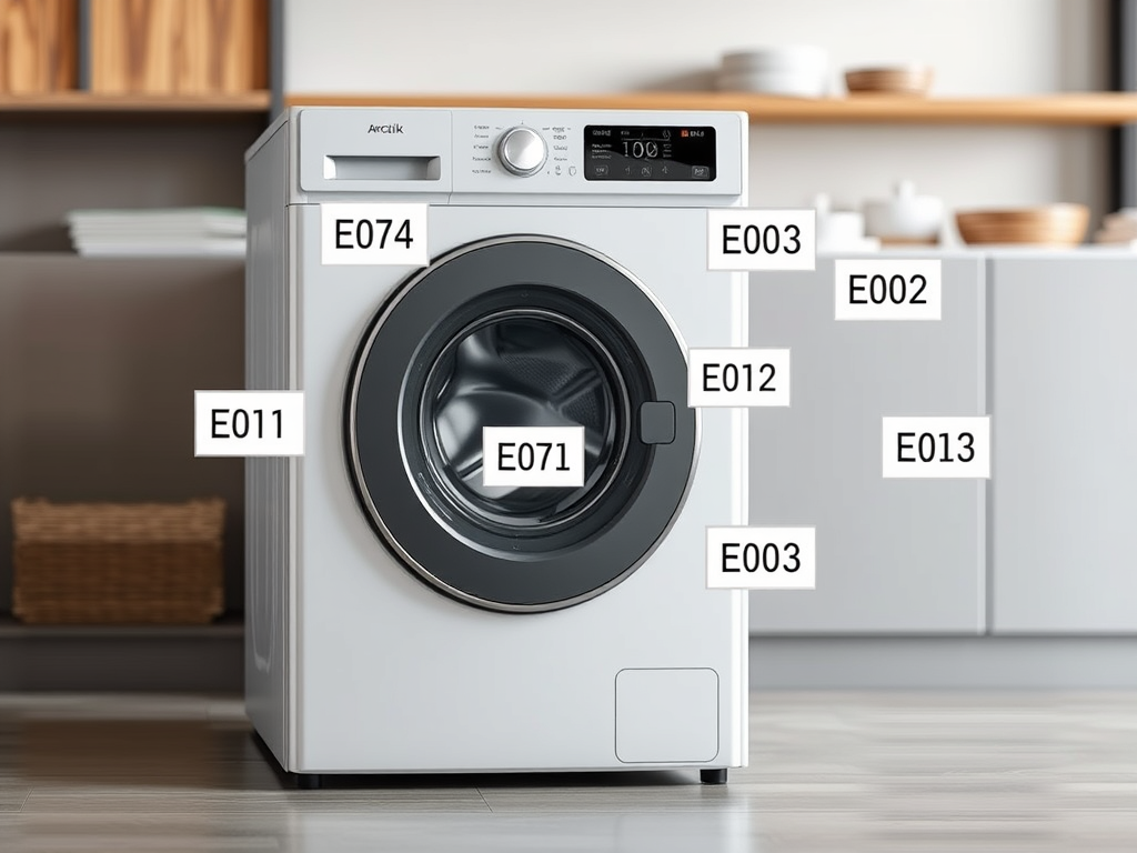 Arçelik Çamaşır Makinesi Hata Kodları 0262 743 40 41