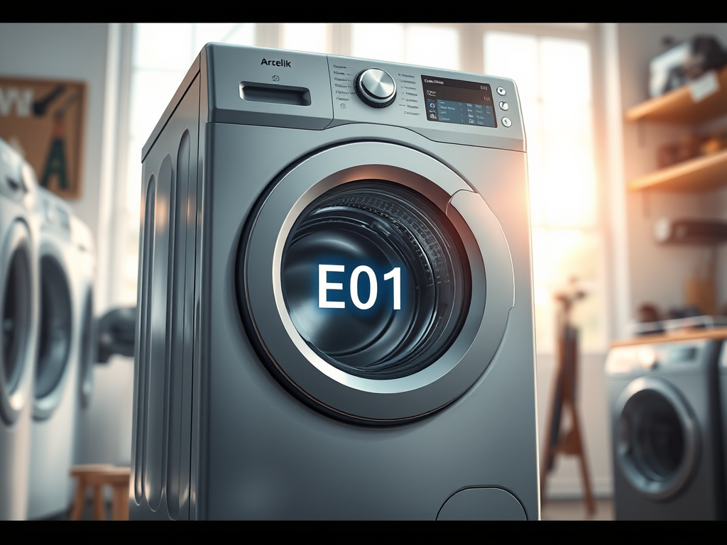 Arçelik çamaşır makinesi E01 hata kodu 0262 745 40 41