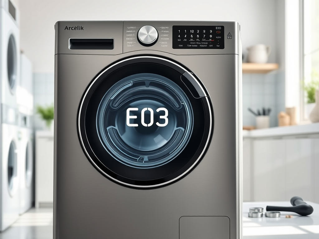Arçelik Çamaşır Makinesi E03 Hata Kodu 0262 745 40 41